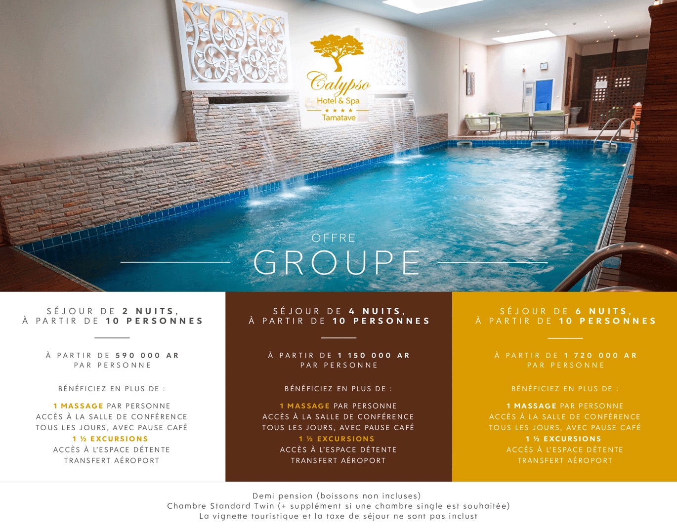 Package-groupe Package groupe Calypso